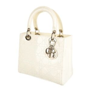 Christian Dior medium patten cannage Lady Dior bad with Strap